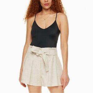 NWT Aritzia Wilfred Poetry Bodysuit Black Sz XS Worn once